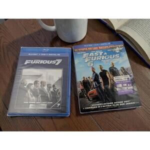 Fast & Furious 6 & Furious 7 Sealed Blu-ray DVD Set